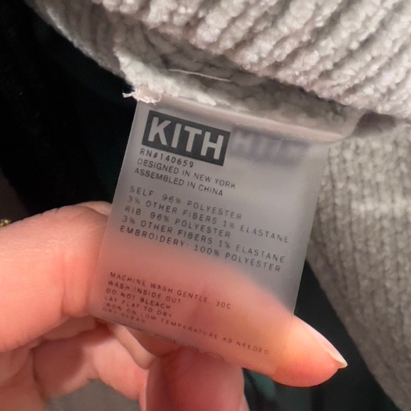 Kith cropped women’s knit sweater - light green/blue - Picture 7 of 7